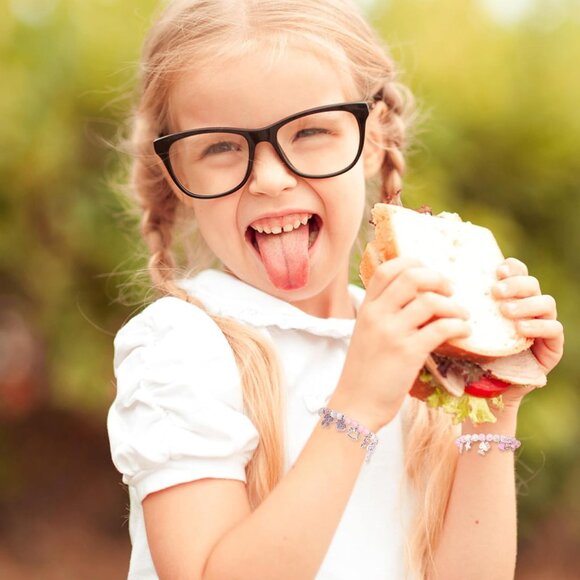 Charming Kawaii Cat Matching Bracelets Set - Crystal Bead & Braided Designs - Picture 3 of 6